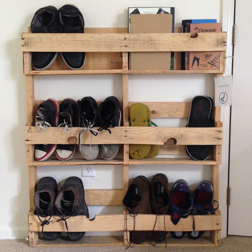 Loaded entry rack
